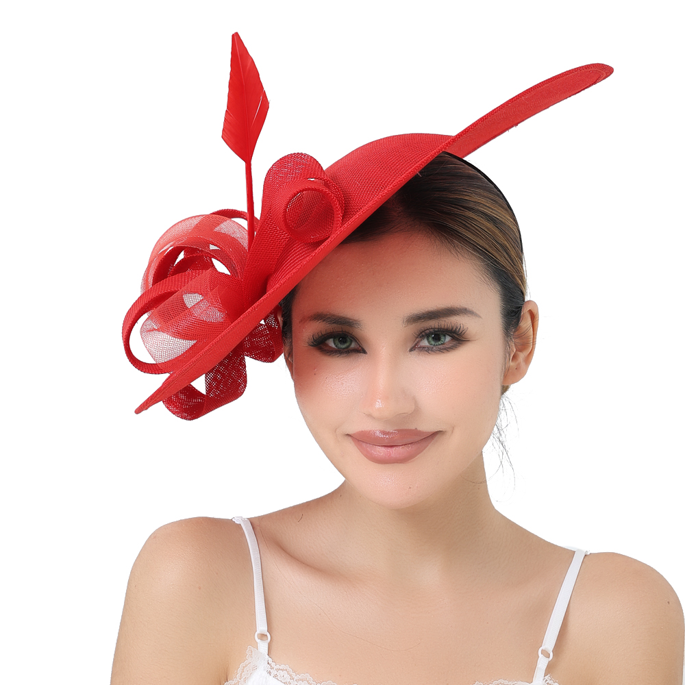 Vintage Fashion Hats - Trendy Wide Brim Women Fascinator Hats