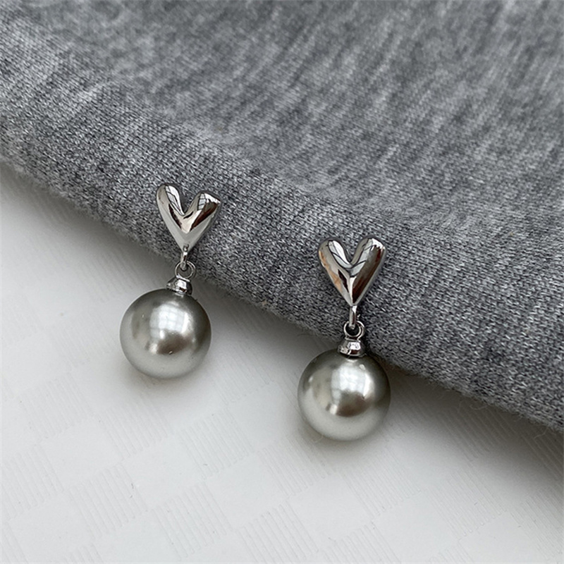 Vintage Fashion Jewelry Brands - 2023 New French Elegant Gray Pearl