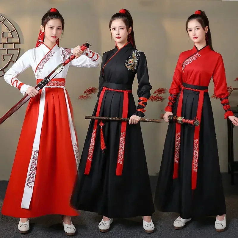 Vintage Style Women Fashion - Modern Hanfu Women Top Skirt 2