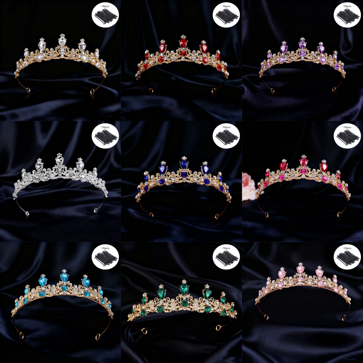 Bridal Tiara Vintage Scroll Rh - Vintage Fashion Queen review and price
