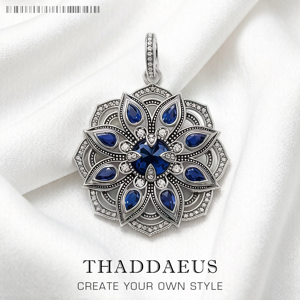 Pendant Blue Lotus Flower,Bran - Vintage Fashion Jewelry Brands review and price
