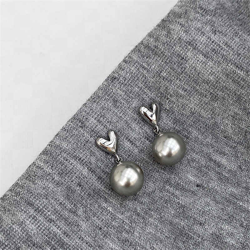 2023 New French Elegant Gray P - Vintage Fashion Jewelry Brands review and price