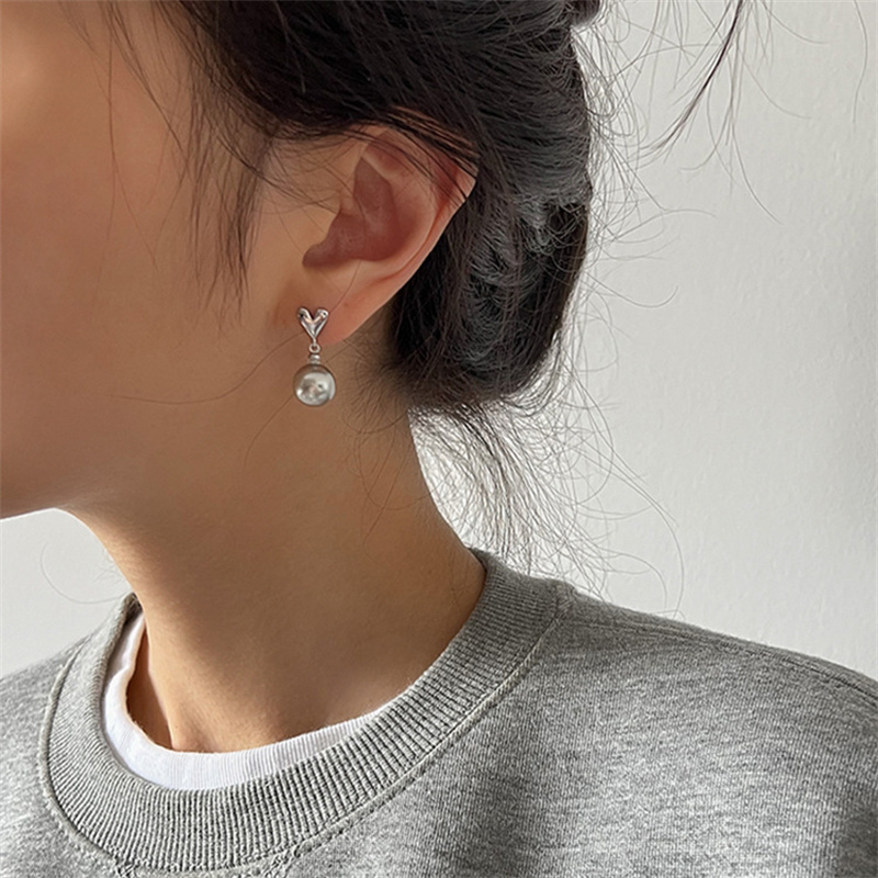 2023 New French Elegant Gray P - Vintage Fashion Jewelry Brands review and price