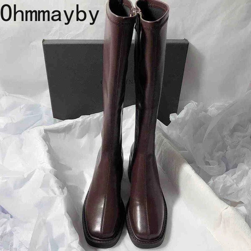 Vintage Thick Heel Women Knee  - Vintage Style Women Fashion review and price
