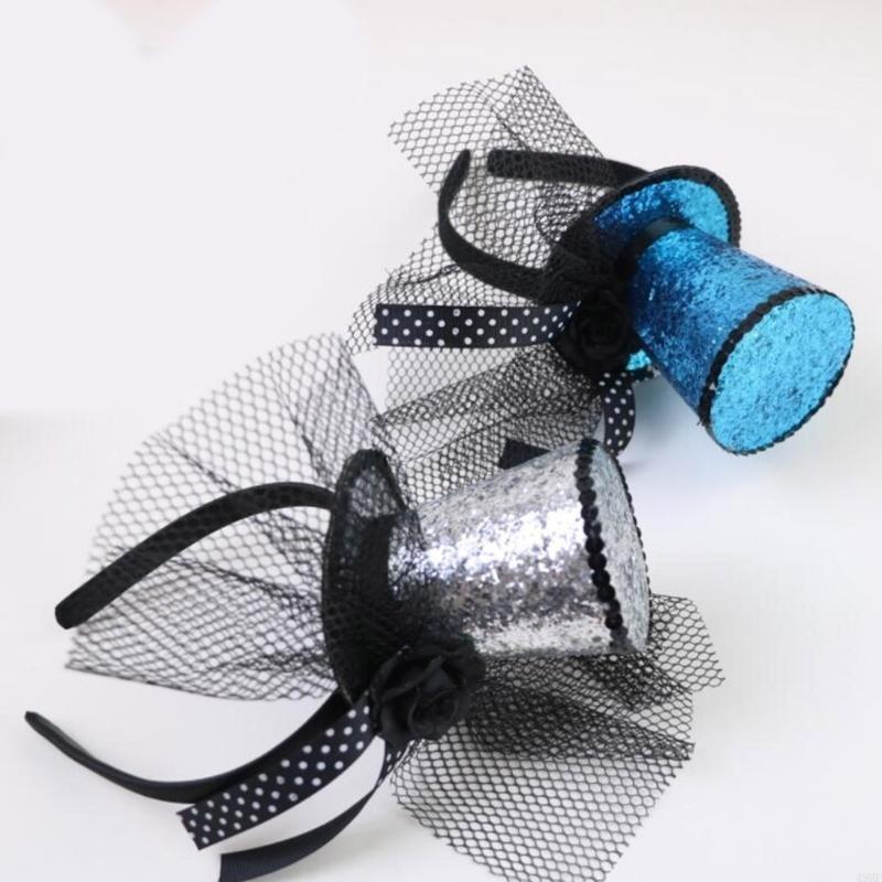 49MF Veil Top Hat Fascinators  - Vintage Fashion Hats review and price