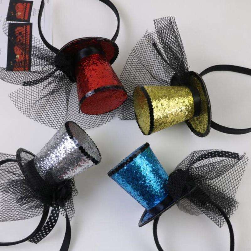 49MF Veil Top Hat Fascinators  - Vintage Fashion Hats review and price
