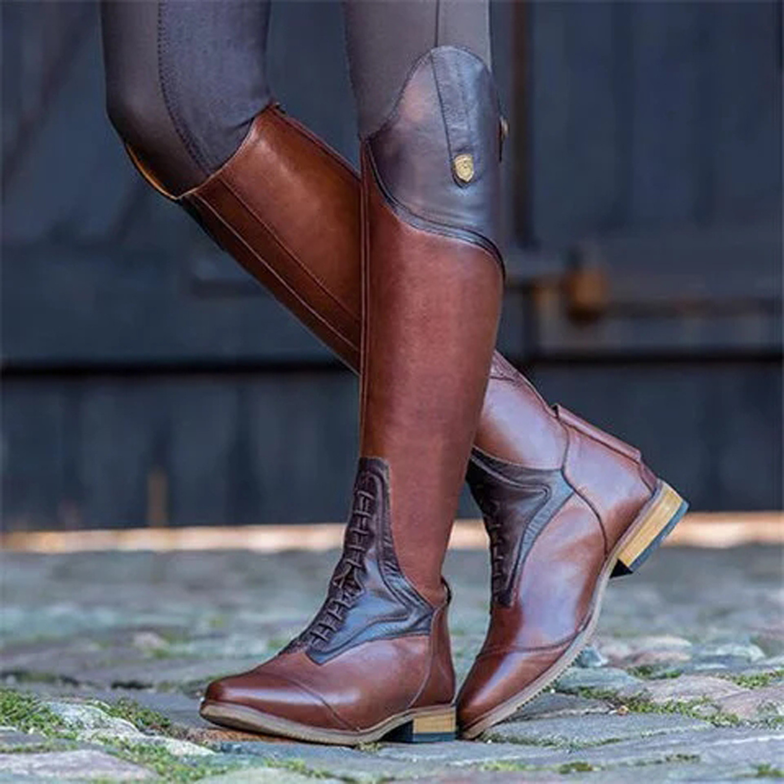 Knee High Boot Casual Boot Fas - Vintage Style Women Fashion review and price