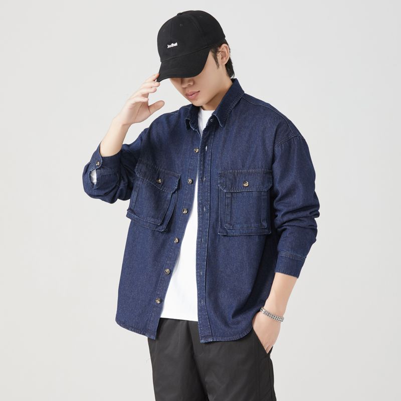 Pure Cotton Tooling Shirts Men - Vintage Fashion Streetwear review and price