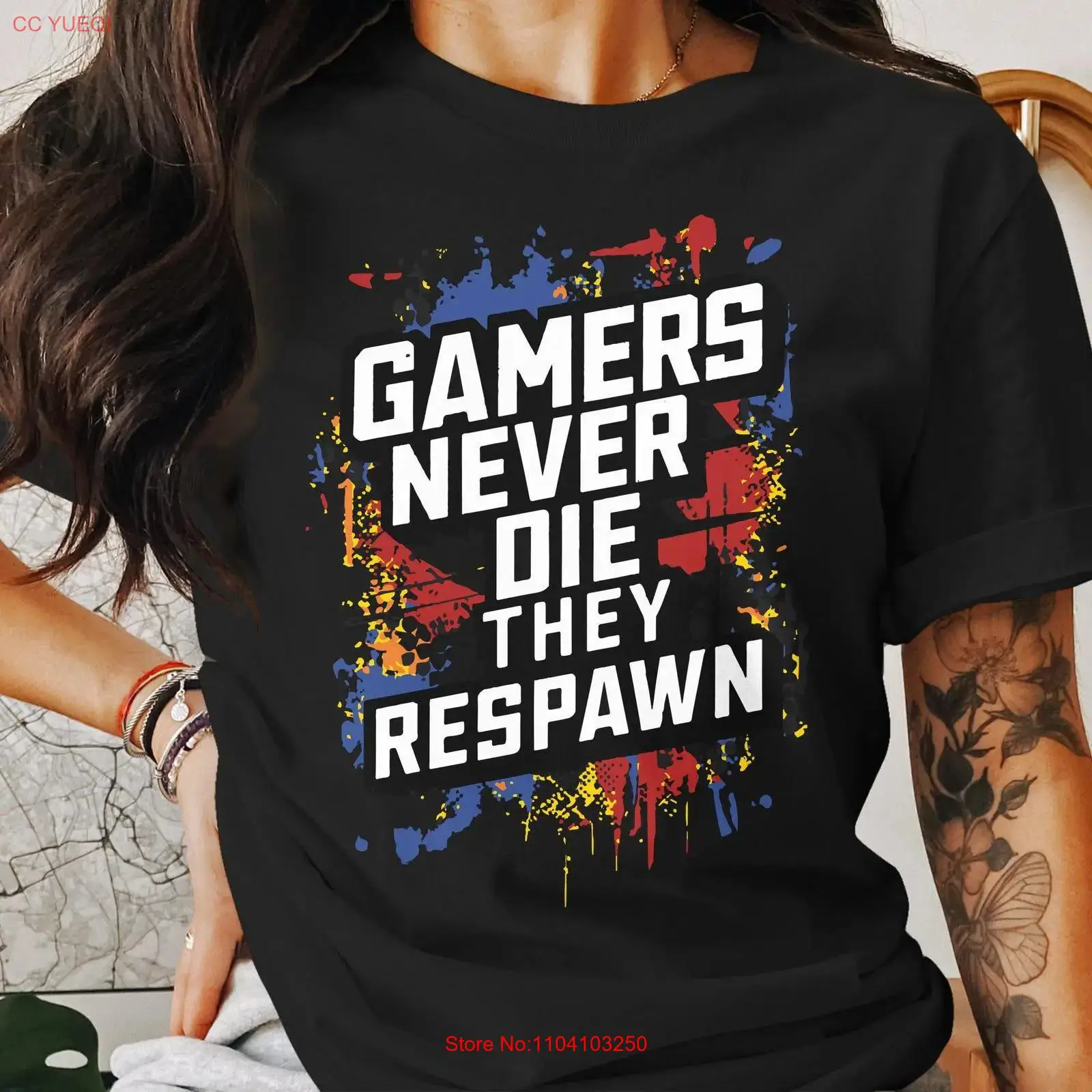 Gamers Never Die They Respawn  - Vintage Fashion Videos review and price