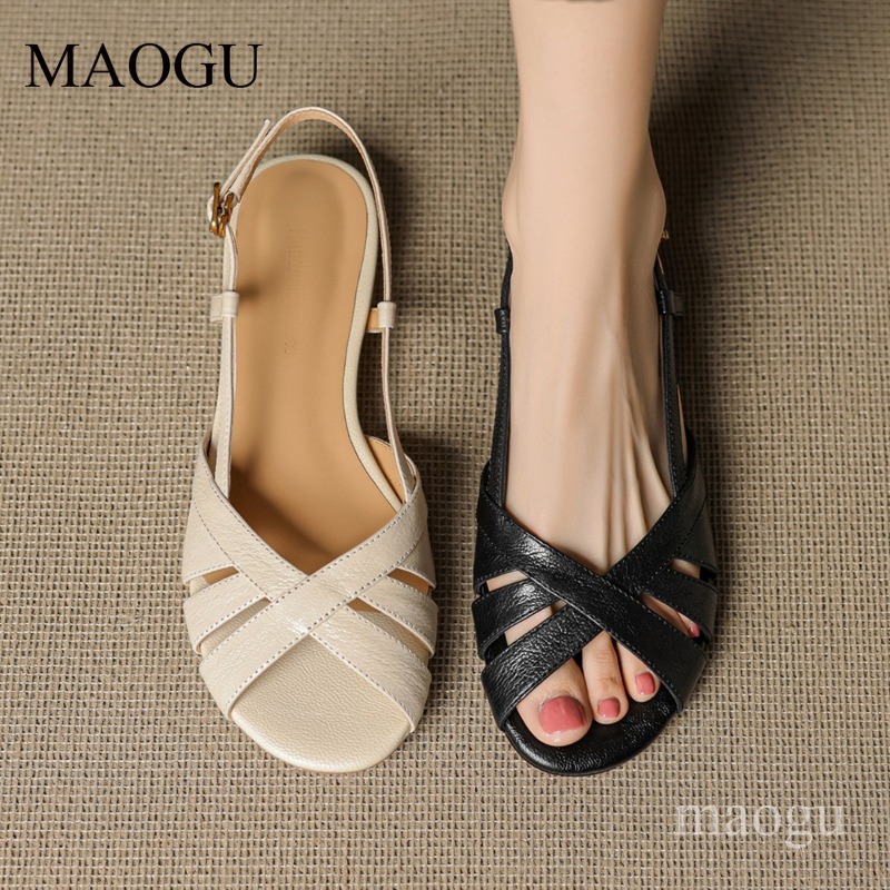 Women's Slingback Sandals Roun - Vintage Style Women Fashion review and price