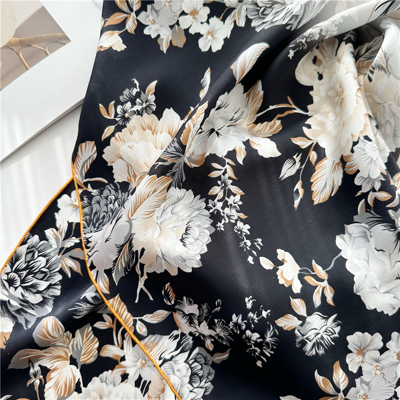 Classic 100% Pure Silk Shawl 1 - French Vintage Fashion review and price