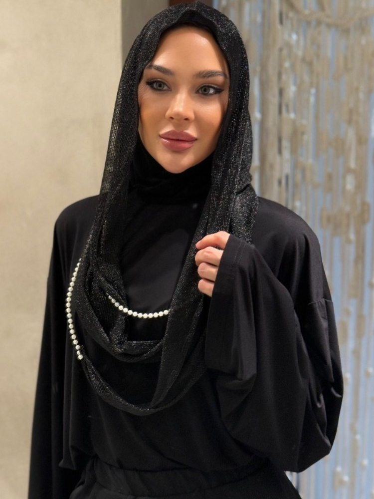 New Dubai Hood Hijab Pearl Lan - Vintage Fashion Hats review and price