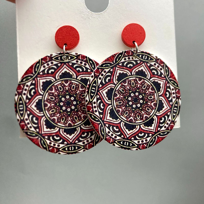 Ethnic Vintage Round Printed W - Vintage Fashion Illustrations review and price
