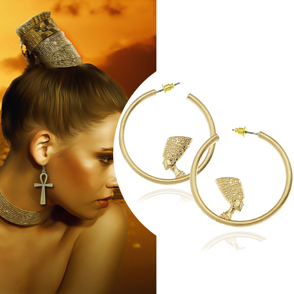 Vintage Gold Color Women Earri - Vintage Fashion Queen review and price