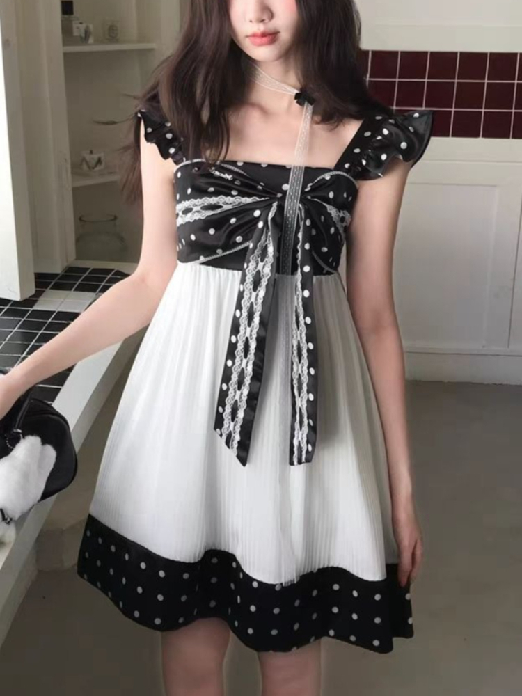 Japanese Vintage Sweet Bow Des - Vintage Fashion Retro Outfit review and price