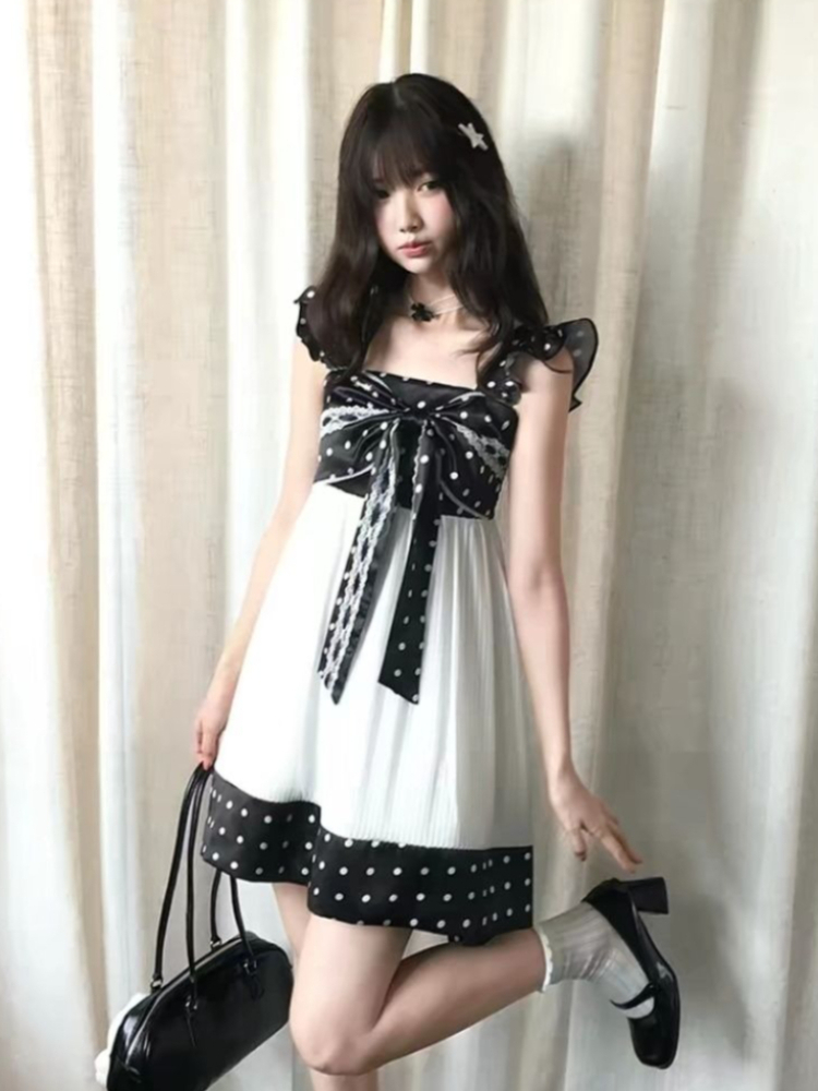 Japanese Vintage Sweet Bow Des - Vintage Fashion Retro Outfit review and price