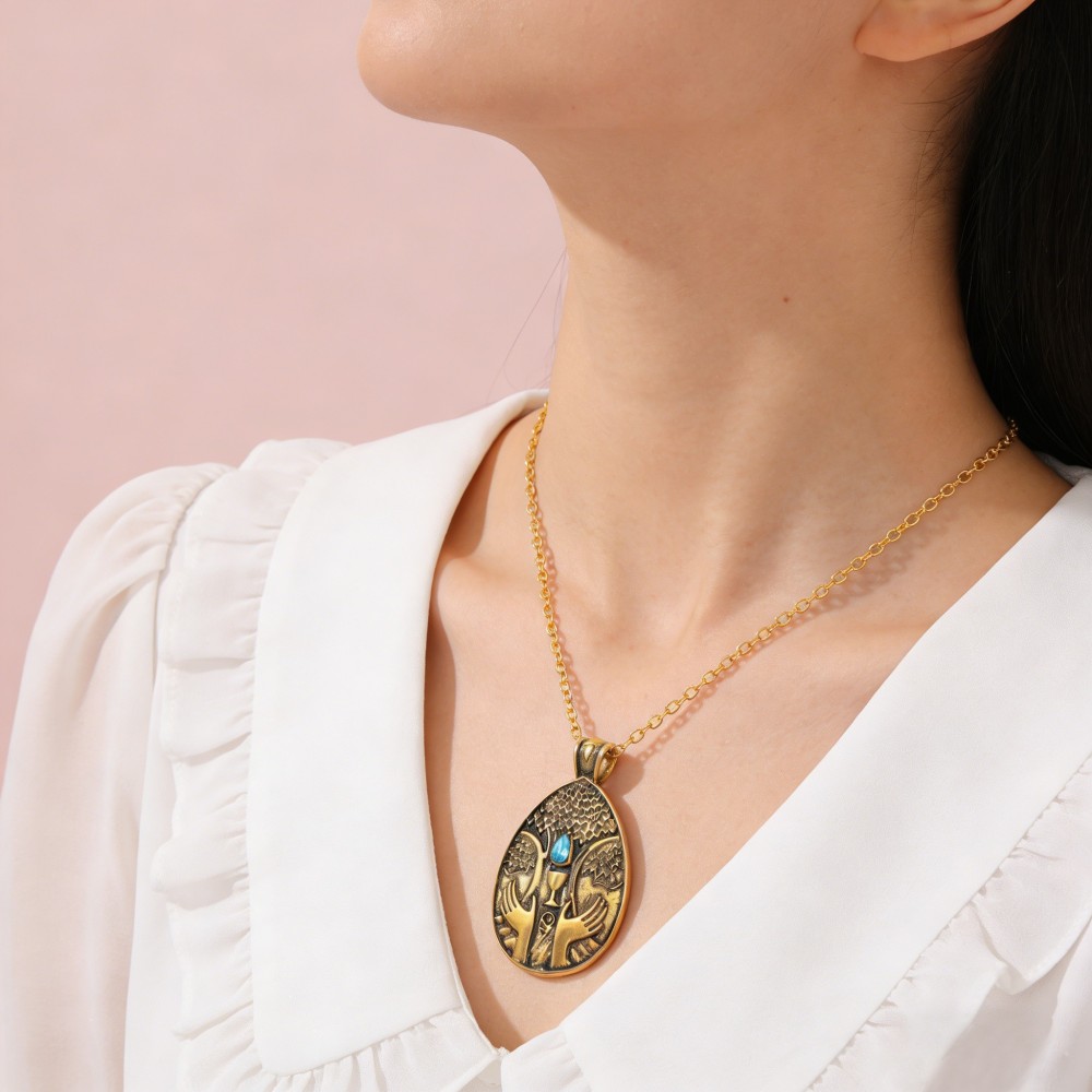 Vintage Game Pendant Necklace  - Vintage Fashion Videos review and price
