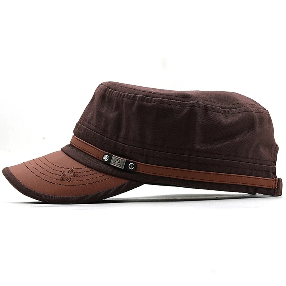 Casual Cadet Hat Man Flat Top  - Vintage Fashion Hats review and price
