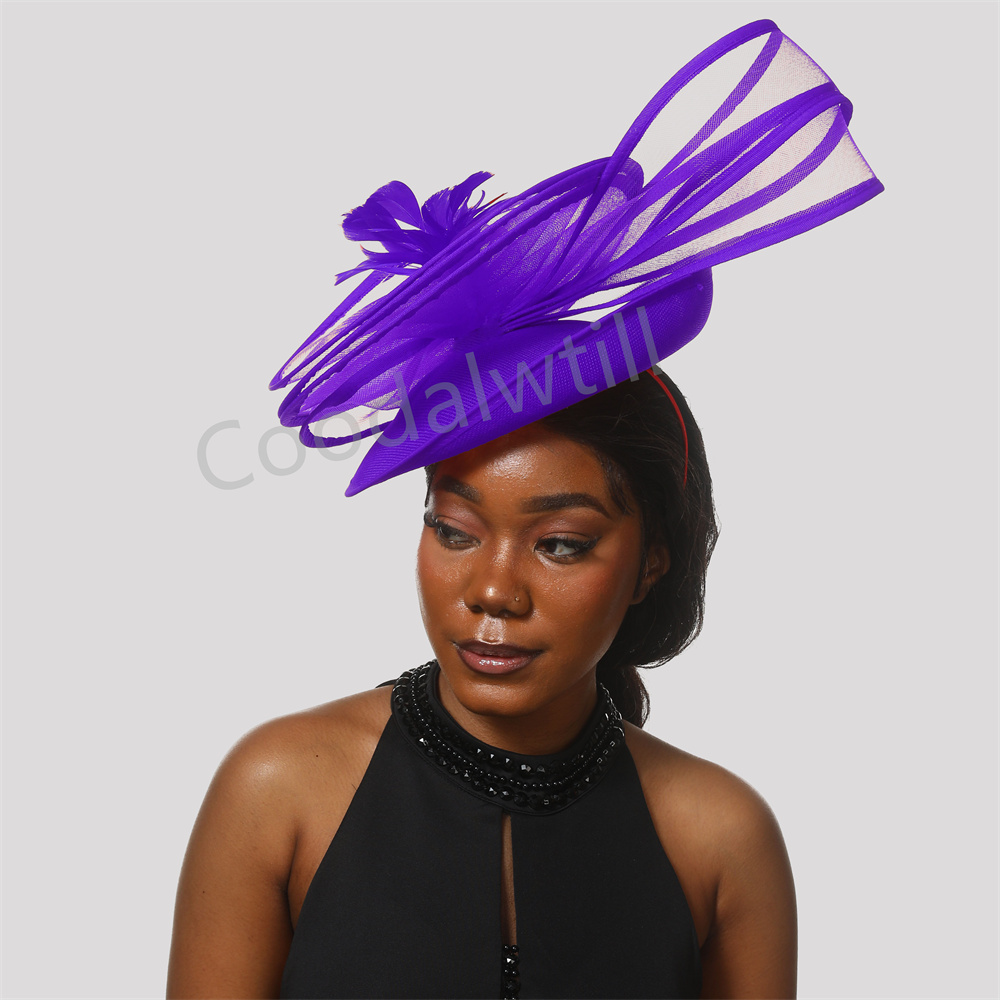 Feather Derby Hat Flower Fasci - Vintage Fashion Hats review and price