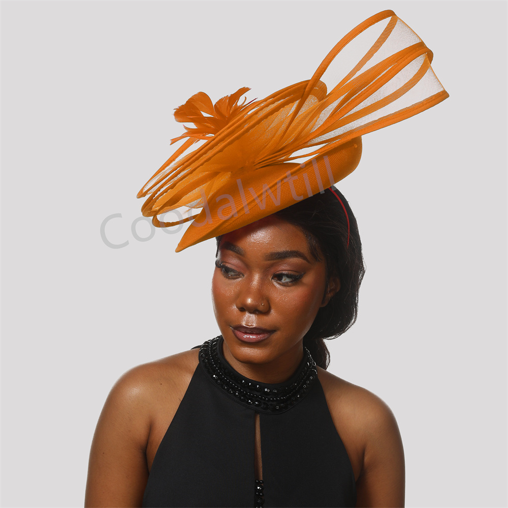 Feather Derby Hat Flower Fasci - Vintage Fashion Hats review and price