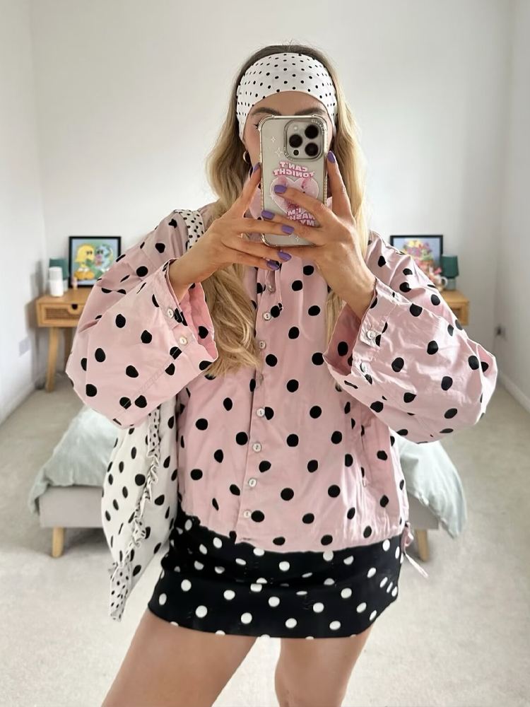 HH Women Fashion Polka Dot Dra - Vintage Fashion Looks review and price