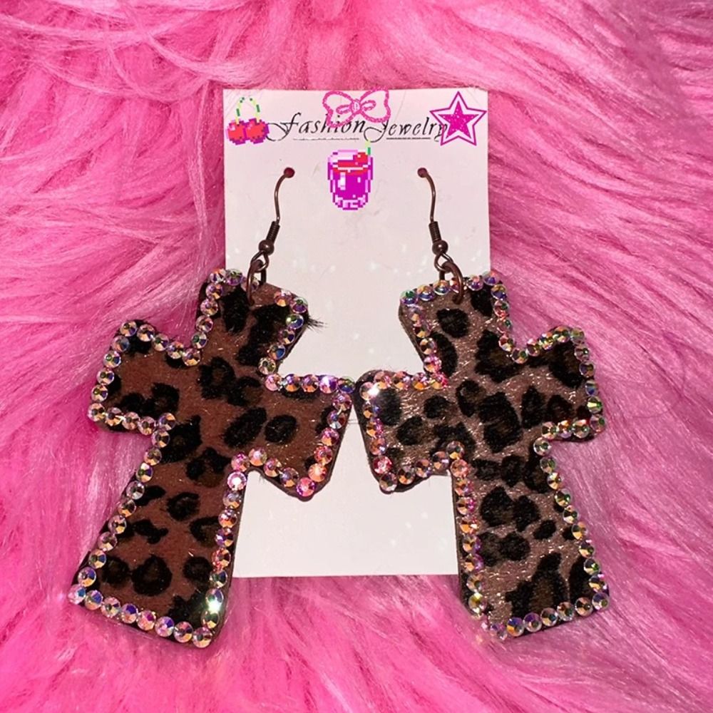 Trendy Y2K Shiny Crystal Cross - Vintage Fashion Illustrations review and price