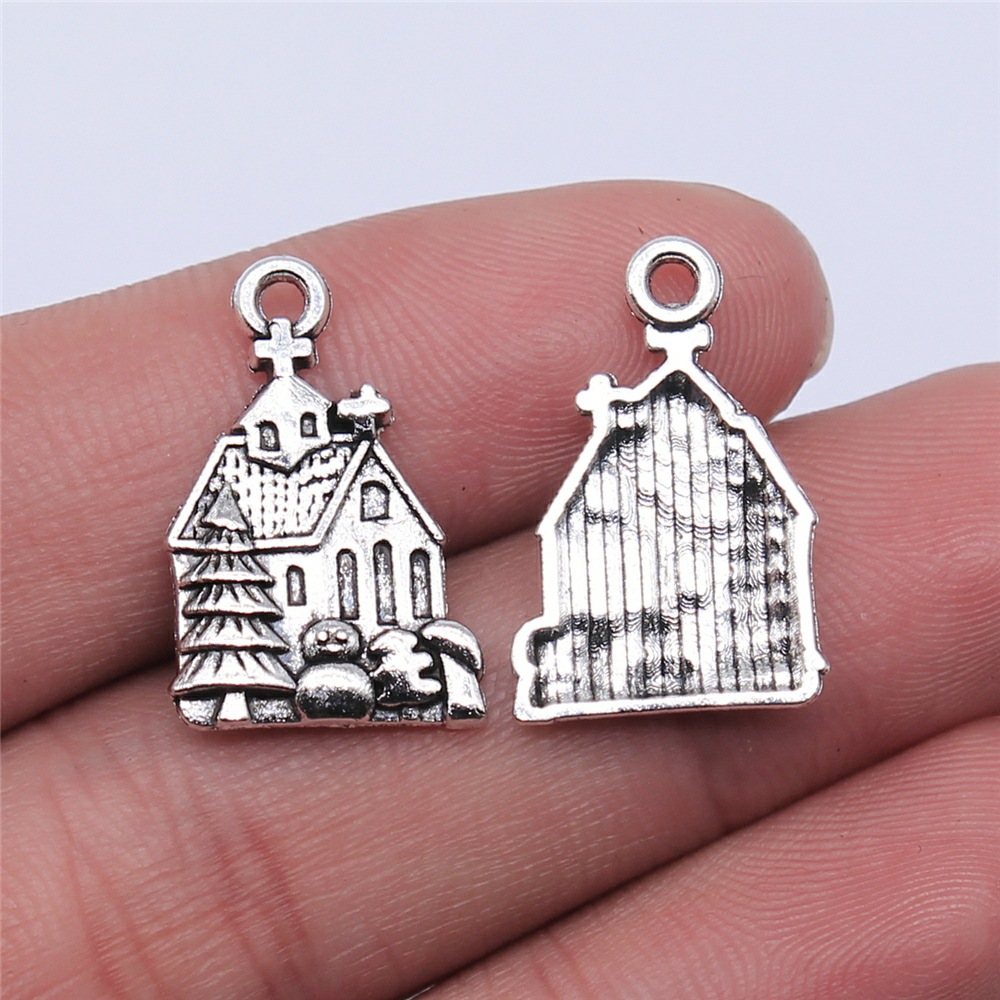 WYSIWYG 10pcs 21x14mm Antique  - Vintage Fashion Houses review and price