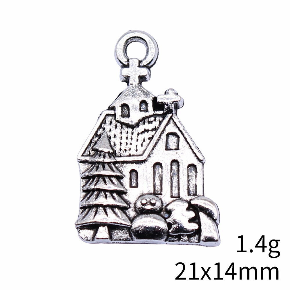 WYSIWYG 10pcs 21x14mm Antique  - Vintage Fashion Houses review and price