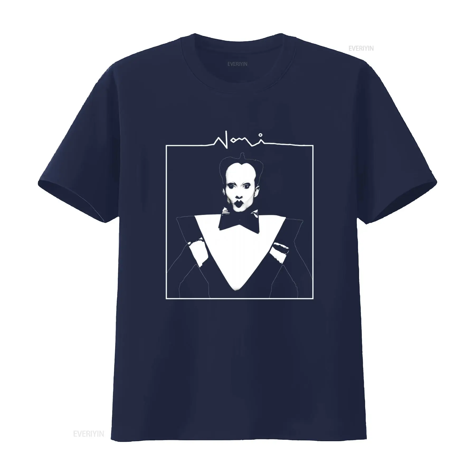 Klaus Nomi Face Print Men's T  - Vintage Fashion Looks review and price