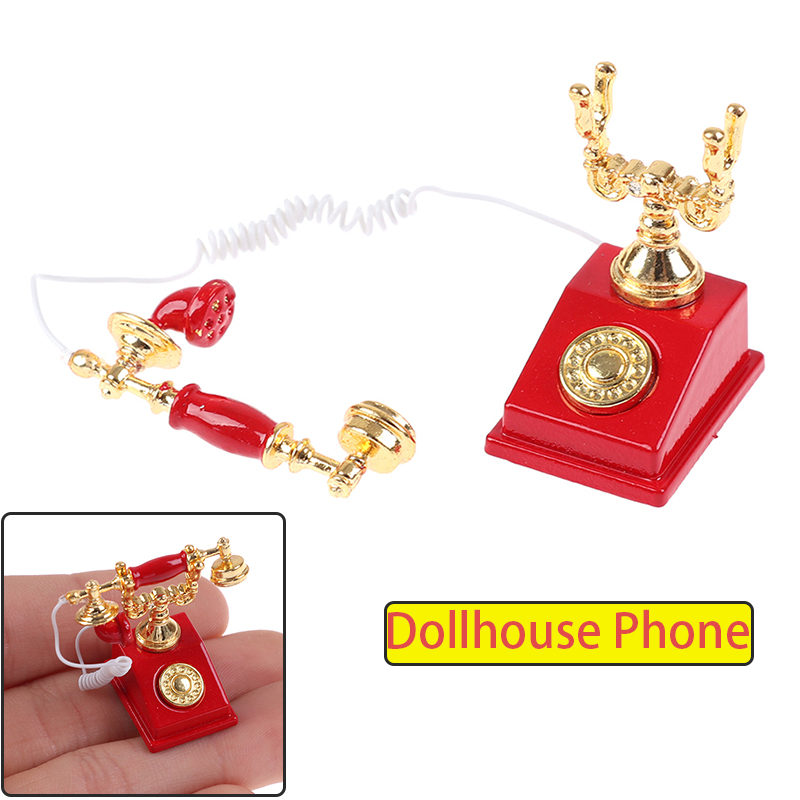 1:12 Vintage Phone Dollhouse M - Vintage Fashion Houses review and price