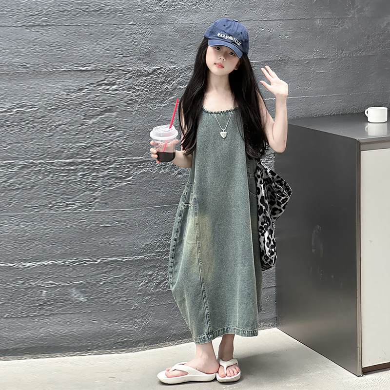 Vintage Blue Children Girls Hi - Vintage Fashion Streetwear review and price