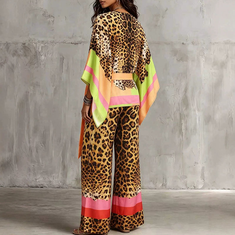 Retro Leopard Print Loose Summ - Vintage Fashion Retro Outfit review and price