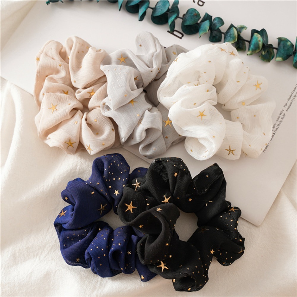 1/5pcs Print Scrunchie Dreamy  - Vintage Fashion Looks review and price